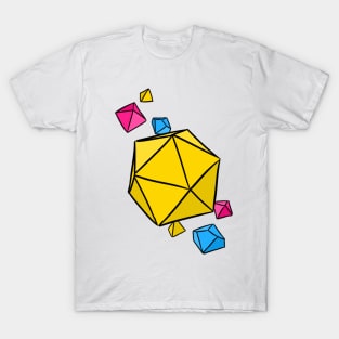 Pan Pride Colors Dice T-Shirt